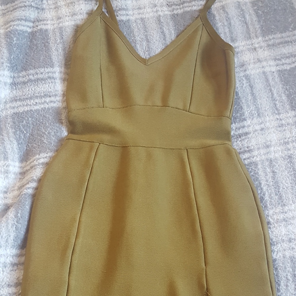 Army Green Bandage Dress